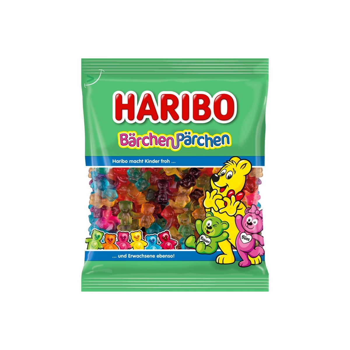 Haribo Baerchen Paerchen 160g Packung1